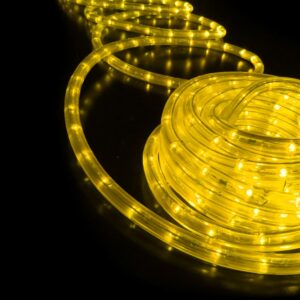 ΦΩΤΟΣΩΛΗΝΑΣ ΜΟΝΟΚΑΝΑΛΟΣ LED ΚΙΤΡΙΝΟΣ 36L/m 50m ΚΟΠΗ ΑΝΑ 1m IP65 & 3 ΣΕΤ ΕΞΑΡΤΗΜΑΤΑ