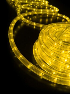 ΦΩΤΟΣΩΛΗΝΑΣ ΔΙΚΑΝΑΛΟΣ LED ΚΙΤΡΙΝΟΣ 36L/m 50m ΚΟΠΗ ΑΝΑ 2m IP44 & 3 ΣΕΤ ΕΞΑΡΤΗΜΑΤΑ