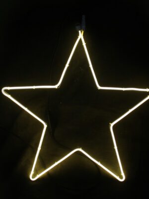 ΑΣΤΕΡΙ 200 LED NEON ΦΩΤΟΣΩΛΗΝΑ 2m SMD ΘΕΡΜΟ ΛΕΥΚΟ ΣΤΑΘΕΡΟ ΜΕ 1.5m ΚΑΛΩΔΙΟ IP44 580x540mm