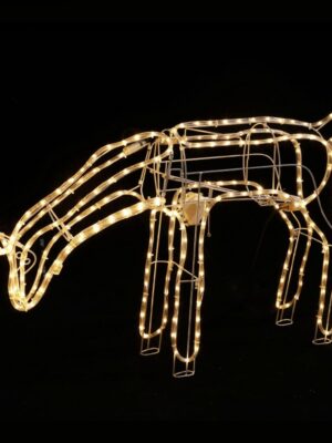 ΤΑΡΑΝΔΟΣ ΠΟΥ ΤΡΩΕΙ ΜΟΝΟΚΑΝΑΛΟΣ ΦΩΤΟΣΩΛΗΝΑΣ 240 LED 10m ΘΕΡΜΟ ΛΕΥΚΟ ΣΤΑΘΕΡΟ IP65 1100x250x650mm ΜΕ 1.5m ΚΑΛΩΔΙΟ