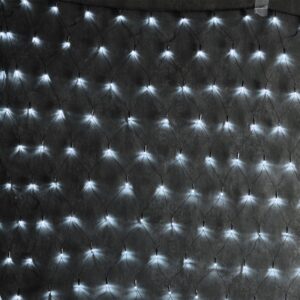 ΛΑΜΠΑΚΙΑ ΔΙΧΤΥ 240 LED FLASH ΨΥΧΡΟ ΛΕΥΚΟ ΠΡΑΣΙΝΟ ΚΑΛΩΔΙΟ ΜΕ ΑΝΤΑΠΤΟΡΑ 31VDC IP44 2000x1500mm