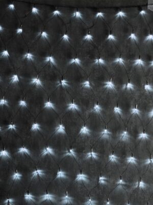 ΛΑΜΠΑΚΙΑ ΔΙΧΤΥ 240 LED FLASH ΨΥΧΡΟ ΛΕΥΚΟ ΠΡΑΣΙΝΟ ΚΑΛΩΔΙΟ ΜΕ ΑΝΤΑΠΤΟΡΑ 31VDC IP44 2000x1500mm