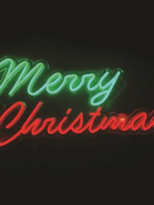 ΦΩΤΟΣΩΛΗΝΑΣ ΝΕΟΝ ΕΠΙΓΡΑΦΗ MERRY CHRISTMAS 271 LED SMD ΠΡΑΣΙΝΟ & ΚΟΚΚΙΝΟ ΣΤΑΘEΡΟ IP44 5m ΚΑΛΩΔΙΟ 500Χ250mm