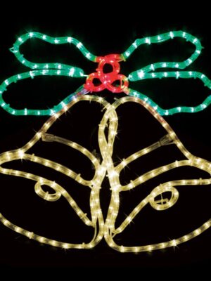 ΔΙΠΛΕΣ ΚΑΜΠΑΝΕΣ ΜΟΝΟΚΑΝΑΛΟΣ ΦΩΤΟΣΩΛΗΝΑΣ 288 LED 8m ΚΟΚΚΙΝΟ & ΚΙΤΡΙΝΟ & ΠΡΑΣΙΝΟ IP65 750x580mm ΜΕ 1.5m ΚΑΛΩΔΙΟ