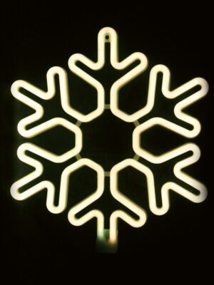 ΧΙΟΝΑΝΘΡΩΠΟΣ 300 LED NEON ΦΩΤΟΣΩΛΗΝΑ 3m SMD ΘΕΡΜΟ ΛΕΥΚΟ ΣΤΑΘΕΡΟ ΜΕ 1.5m ΚΑΛΩΔΙΟ IP44 400x400mm