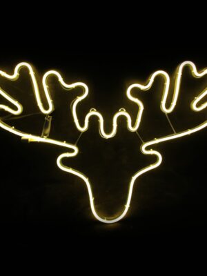 ΚΕΦΑΛΙ ΤΑΡΑΝΔΟΥ 300 LED NEON ΦΩΤΟΣΩΛΗΝΑ 3m SMD ΘΕΡΜΟ ΛΕΥΚΟ ΣΤΑΘΕΡΟ ΜΕ 1.5m ΚΑΛΩΔΙΟ IP44 605x420mm