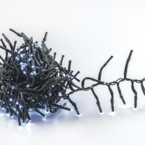 ΛΑΜΠΑΚΙΑ 300 LED ΣΕ ΣΕΙΡΑ ΨΥΧΡΟ ΛΕΥΚΟ ΚΑΟΥΤΣΟΥΚ ΑΝΑ 50mm ΑΝΤΑΠΤΟΡΑ 31VDC ΜΕ 8 ΠΡΟΓΡΑΜΜΑΤΑ & ΚΑΛΩΔΙΟ ΠΡΑΣΙΝΟ IP44 5mm