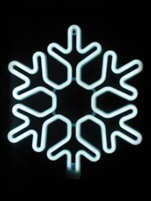 ΧΙΟΝΟΝΙΦΑΔΑ 300 LED NEON ΦΩΤΟΣΩΛΗΝΑ 3m SMD ΨΥΧΡΟ ΛΕΥΚΟ ΣΤΑΘΕΡΟ ΜΕ 1.5m ΚΑΛΩΔΙΟ IP44 400x400mm