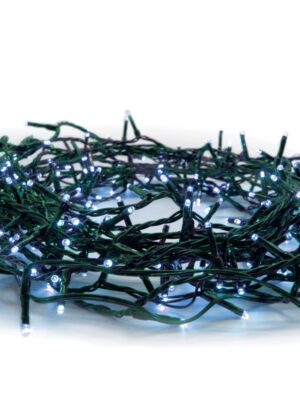 ΛΑΜΠΑΚΙΑ 300 LED ΣΕ ΣΕΙΡΑ ΚΑΟΥΤΣΟΥΚ ΜΠΛΕ ΑΝΑ 50mm ΑΝΤΑΠΤΟΡΑ 31VDC ΜΕ 8 ΠΡΟΓΡΑΜΜΑΤΑ & ΚΑΛΩΔΙΟ ΠΡΑΣΙΝΟ IP44 15mm