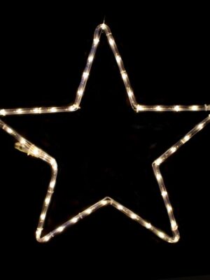 ΑΣΤΕΡΙ ΜΟΝΟΚΑΝΑΛΟΣ ΦΩΤΟΣΩΛΗΝΑΣ 48 LED 2m ΘΕΡΜΟ ΛΕΥΚΟ IP65 550mm ΜΕ 1.5m ΚΑΛΩΔΙΟ