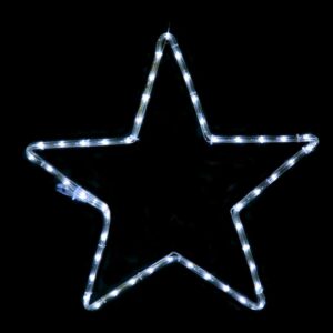 ΑΣΤΕΡΙ ΜΟΝΟΚΑΝΑΛΟΣ ΦΩΤΟΣΩΛΗΝΑΣ 48 LED 2m ΨΥΧΡΟ ΛΕΥΚΟ IP44 550mm ΜΕ 1.5m ΚΑΛΩΔΙΟ