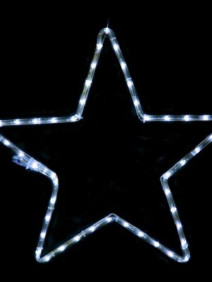 ΑΣΤΕΡΙ ΜΟΝΟΚΑΝΑΛΟΣ ΦΩΤΟΣΩΛΗΝΑΣ 48 LED 2m ΨΥΧΡΟ ΛΕΥΚΟ IP44 550mm ΜΕ 1.5m ΚΑΛΩΔΙΟ