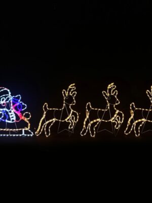 ΤΑΡΑΝΔΟΣ ΜΕ ΕΛΚΗΘΡΟ ΜΟΝΟΚΑΝΑΛΟΣ ΦΩΤΟΣΩΛΗΝΑΣ 540 LED 21m ΠΟΛΥΧΡΩΜΟ FLASH IP65 630x570mm & 630x750mm ΜΕ 1.5m ΚΑΛΩΔΙΟ