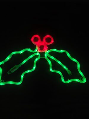 ΓΚΙ ΜΟΝΟΚΑΝΑΛΟΣ ΦΩΤΟΣΩΛΗΝΑΣ 60 LED 2.5m ΠΡΑΣΙΝΟ & KOKKINO IP65 450x320mm ΜΕ 1.5m ΚΑΛΩΔΙΟ