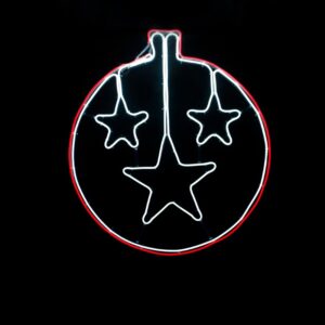 ΑΣΤΕΡΙ ΜΠΑΛΑ 700 LED NEON ΦΩΤΟΣΩΛΗΝΑ 7m SMD ΨΥΧΡΟ ΛΕΥΚΟ ΣΤΑΘΕΡΟ ΚΟΚΚΙΝΟ ΜΕ 1.5m ΚΑΛΩΔΙΟ IP44 600x670mm