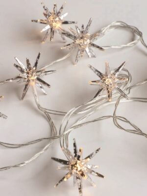 ΔΙΑΚΟΣΜΗΤΙΚΑ ΛΑΜΠΑΚΙΑ ΑΣΤΕΡΙΑ 10 LED ΣΕ ΣΕΙΡΑ ΘΕΡΜΟ ΛΕΥΚΟ ΜΕ ΜΠΑΤΑΡΙΕΣ ΜΕ ΚΑΛΩΔΙΟ ΜΑΥΡΟ 1.35mm IP20 300mm