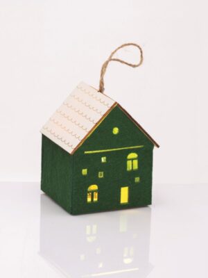 ΣΠΙΤΑΚΙ ΤΣΟΧΙΝΟ ΜΕ ΞΥΛΙΝΗ ΣΚΕΠΗ 1 MINI LED ΘΕΡΜΟ ΜΠΑΤΑΡΙΕΣ 3xAG10 (ΣΥΜΠ) 80x80x96mm