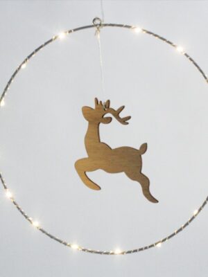 ΚΡΕΜΑΣΤΟΣ ΤΑΡΑΝΔΟΣ 20 MINI LED ΘΕΡΜΟ ΛΕΥΚΟ ΜΠΑΤΑΡΙΕΣ 3AA ΜΕ ΔΙΑΦΑΝΟ ΚΑΛΩΔΙΟ 300mm IP20 Φ300mm