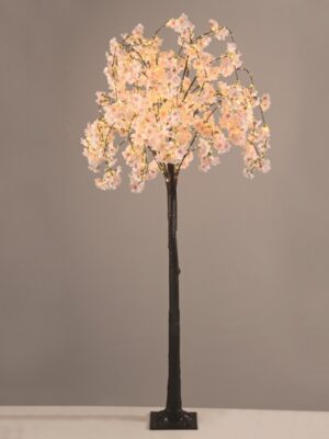 ΔΙΑΚΟΣΜΗΤΙΚΟ ΧΙΟΝΟΔΕΝΤΡΟ  ΜΕ ΑΝΘΗ ΚΕΡΑΣΙΑΣ 320 LED ΘΕΡΜΟ ΛΕΥΚΟ ΜΕ ΚΑΛΩΔΙΟ 5Μ & ΑΝΤΑΠΤΟΡΑ 4,5V IP44 210Χ210Χ150mm