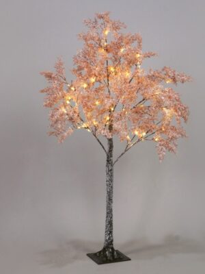 ΔΙΑΚΟΣΜΗΤΙΚΟ ΧΙΟΝΟΔΕΝΤΡΟ 60 LED ΘΕΡΜΟ ΛΕΥΚΟ ΜΕ ΚΑΛΩΔΙΟ 3M & ΑΝΤΑΠΤΟΡΑ 4,5V IP44 170X170X1200mm