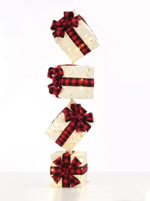 ΔΩΡΑ ΛΕΥΚΑ ΜΕ ΚΟΚΚΙΝΗ & ΜΑΥΡΗ ΚΟΡΔΕΛΑ 50 MINI LED ΘΕΡΜΟ ΛΕΥΚΟ ΜΕ ΜΠΑΤΑΡΙΕΣ 3XΑΑ IP20 40x190x850mm