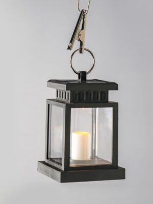 ΦΑΝΑΡΙ ΗΛΙΑΚΟ ΜΑΥΡΟ ME ΚΕΡΙ ΛΕΥΚΟ & 1 LED ΘΕΡΜΟ ΛΕΥΚΟ ΜΠΑΤΑΡΙΕΣ 1xΑΑ 1.2V 300mAhNi ΜΗ ΕΠΑΝΑΦΟΡΤΙΖΟΜΕΝΟ IP44 Φ88x127mm