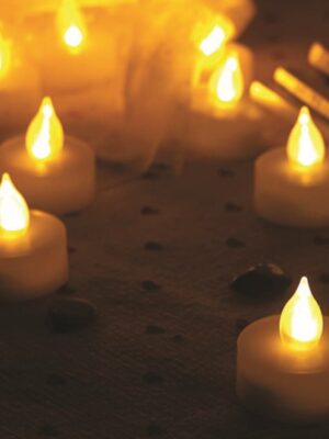 ΔΙΑΚΟΣΜΗΤΙΚΑ ΣΕΤ TEA LIGHTS 4 LED ΘΕΡΜO ΜΕ ΜΠΑΤΑΡΙΕΣ 4xCR2032 (ΔΕΝ ΣΥΜΠ) IP20 5x38mm