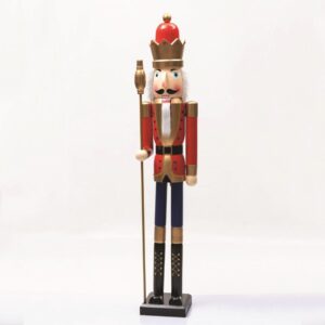 ΚΑΡΥΟΘΡΑΥΣΤΗΣ ΜΕ ΣΚΗΠΤΡΟ ΜΠΛΕ & ΚΟΚΚΙΝΟΣ Υ1800mm