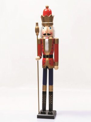 ΚΑΡΥΟΘΡΑΥΣΤΗΣ ΜΕ ΣΚΗΠΤΡΟ ΜΠΛΕ & ΚΟΚΚΙΝΟΣ Υ1800mm