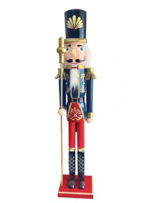 ΚΑΡΥΟΘΡΑΥΣΤΗΣ ΜΕ ΣΚΗΠΤΡΟ ΜΠΛΕ & ΧΡΥΣΟ 1060mm