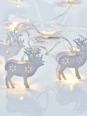 ΧΡΙΣΤΟΥΓΕΝΝΙΑΤΙΚΑ ΔΙΑΚΟΣΜΗΤΙΚΑ ΛΑΜΠΑΚΙΑ ΤΑΡΑΝΔΟΣ ΜΕ ΣΧΕΔΙΑ ΜΕΤΑΛΛΙΚΟ 10 LED ΣΕ ΣΕΙΡΑ ΘΕΡΜΟ ΛΕΥΚΟ ΜΠΑΤΑΡΙΕΣ 2xΑΑ ΜΕ ΚΑΛΩΔΙΟ ΔΙΑΦΑΝΟ 300mm IP20 1350mm