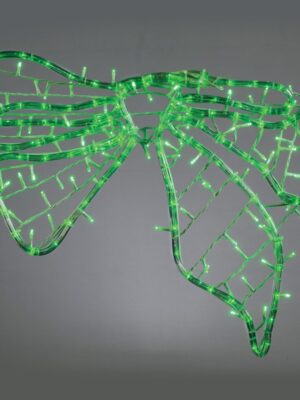 "BOW" 96 LED ΣΧΕΔΙΟ 4m ΜΟΝΟΚΑΝΑΛ ΦΩΤΟΣΩΛ&96 ED ΛΑΜΠΑΚ ΣΕΙΡΑ ME ANTAΠΤΟΡΑ 36VDC GREEN IP44 60x45cm