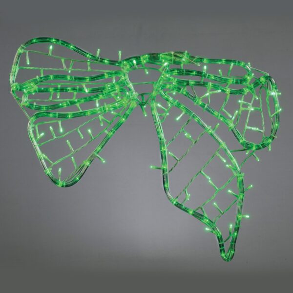 "BOW" 96 LED ΣΧΕΔΙΟ 4m ΜΟΝΟΚΑΝΑΛ ΦΩΤΟΣΩΛ&96 ED ΛΑΜΠΑΚ ΣΕΙΡΑ ME ANTAΠΤΟΡΑ 36VDC GREEN IP44 60x45cm