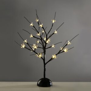 ΔΙΑΚΟΣΜΗΤΙΚΟ ΔΕΝΤΡΟ ME 25 LED ΘΕΡΜΟ ΛΕΥΚΟ & ΜΠΑΤΑΡΙΑ 3ΧAA IP20 100Χ100Χ450mm