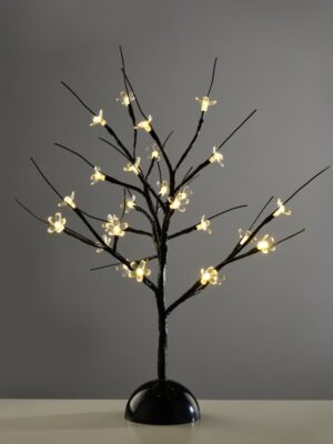 ΔΙΑΚΟΣΜΗΤΙΚΟ ΔΕΝΤΡΟ ME 25 LED ΘΕΡΜΟ ΛΕΥΚΟ & ΜΠΑΤΑΡΙΑ 3ΧAA IP20 100Χ100Χ450mm