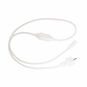 ΚΑΛΩΔΙΟ ΛΕΥΚΟ ΜΕ ΦΙΣ & ΣΥΝΔΕΣΜΟ ΓΙΑ ΣΧΕΔΙΟ LED ΜΟΝΟΚΑΝΑΛΟΥ ΦΩΤΟΣΩΛΗΝΑ IP44 1.5m