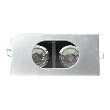 ΚΟΝΣΟΛΑ ΚΙΝΗΤΗ ΧΩΝΕΥΤΗ ΚΡΥΦΟΥ ΦΩΤΙΣΜΟΥ ΑΤΣΑΛΙ ΓΚΡΙ ΣΥΜΒΑΤΙΚΟ 2xM16 IP20 180x91x97mm