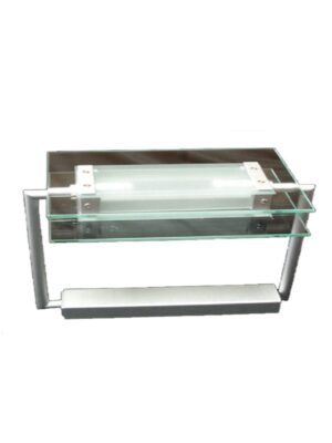 ΑΠΛΙΚΑ ΠΕΡΙΣΤΡΕΦΟΜΕΝΗ ΑΡΧΙΤΕΚΤΟΝΙΚΟΥ ΦΩΤΙΣΜΟΥ ΑΛΟΥΜΙΝΙΟ ΓΚΡΙ ΣΥΜΒΑΤΙΚΟ 1xT8 IP20 445x40x180mm