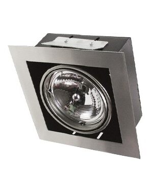 ΚΟΝΣΟΛΑ ΧΩΝΕΥΤΗ ΚΙΝΗΤΗ ΑΤΣΑΛΙ ΝΙΚΕΛ ΜΑΤ ΣΥΜΒΑΤΙΚΟ 1xAR111  IP20 207x207x85mm