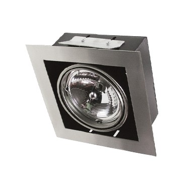 ΚΟΝΣΟΛΑ ΧΩΝΕΥΤΗ ΚΙΝΗΤΗ ΑΤΣΑΛΙ ΝΙΚΕΛ ΜΑΤ ΣΥΜΒΑΤΙΚΟ 1xAR111  IP20 207x207x85mm