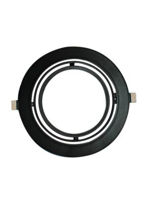 AR111 - ΚΟΝΣΟΛΑ ΣΠΟΤ ΦΩΤΙΣΜΟΥ ΧΩΝΕΥΤΗ ΚΕΝΗ ΑΣΤΑΛΙ ΜΑΥΡΗ IP20 Φ180x180mm