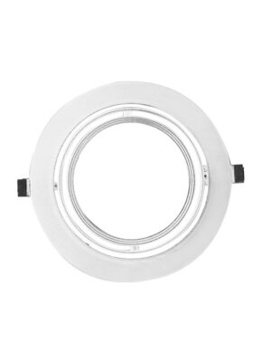 AR111 - ΚΟΝΣΟΛΑ ΣΠΟΤ ΦΩΤΙΣΜΟΥ ΧΩΝΕΥΤΗ ΚΕΝΗ ΑΣΤΑΛΙ ΛΕΥΚΗ IP20 Φ180x180mm