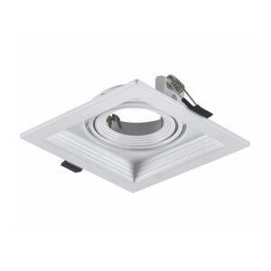 WHITE COLOR ΣΠΟΤ 1xGU10 130x130