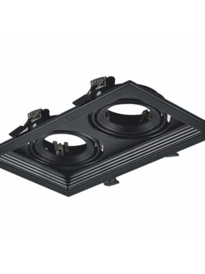 BLACK COLOR ΣΠΟΤ 2xGU10 130x225