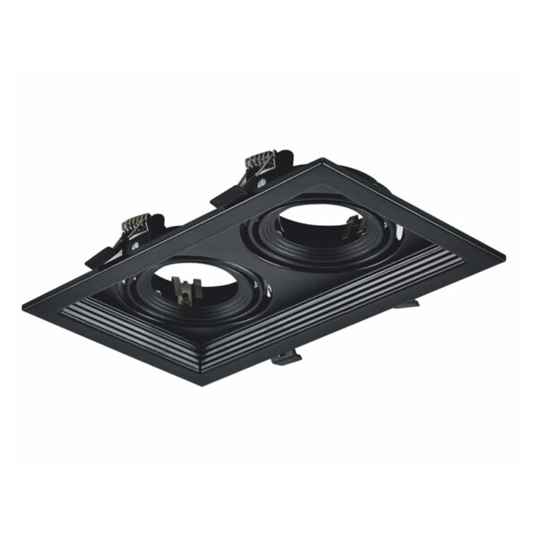 BLACK COLOR ΣΠΟΤ 2xGU10 130x225