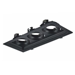 BLACK COLOR SPOT 3xGU10 130x320