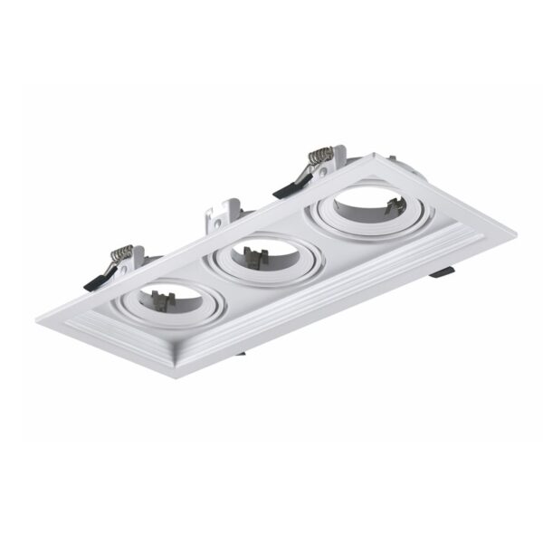 WHITE COLOR ΣΠΟΤ 3xGU10 130x320