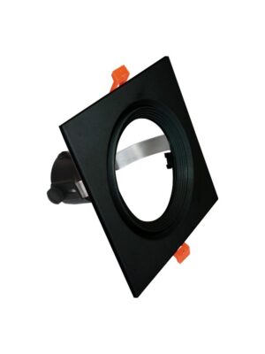 AR111 - ΚΟΝΣΟΛΑ ΧΩΝΕΥΤΗ ΓΙΑ ΣΠΟΤ ΑΣΤΑΛΙ ΜΑΥΡΗ IP20 Φ165x165mm