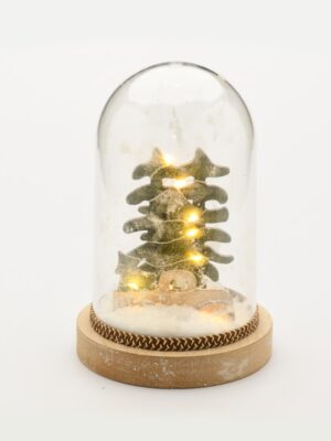 ΚΑΛΥΜΜΑ ΧΙΟΝΙΣΜΕΝΩΝ ΔΕΝΤΡΩΝ ΠΛΑΣΤΙΚΟ ΣΕ ΣΧΗΜΑ ΜΠΑΛΑΣ 8 MINI LED ΘΕΡΜΟ ΛΕΥΚΟ ΜΕ ΜΠΑΤΑΡΙΕΣ 2xΑΑΑ IP20 120x180mm