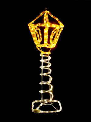 ΦΩΤΙΣΤΙΚΟ ΜΟΝΟΚΑΝΑΛΟΣ ΦΩΤΟΣΩΛΗΝΑΣ 168 LED 7m ΛΕΥΚΟ & ΚΙΤΡΙΝΟ FLASH IP44 270x270x800mm ΜΕ 1.5m ΚΑΛΩΔΙΟ